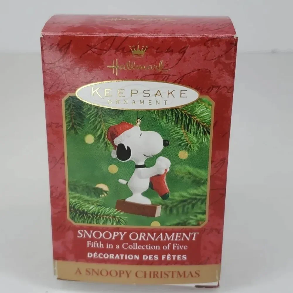Vintage peanuts Snoopy Hallmark Keepsake OrnamentSnoopy Christmas Peanuts NIB